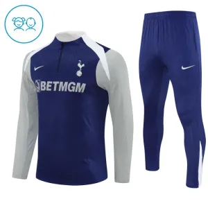 Tottenham Hotspur Dětský Tréninková Souprava s Mikinou na 1/4 Zip 2025/26 Tmavě modrá