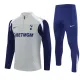 Tottenham Hotspur Tréninková Souprava s Mikinou na 1/4 Zip 2025/26 Šedá Tottenham Hotspur Tréninková Souprava s Mikinou na 1/4 Zip 2025/26 Šedá