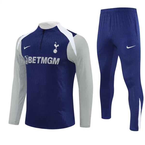 Tottenham Hotspur Tréninková Souprava s Mikinou na 1/4 Zip 2025/26 Tmavě modrá Tottenham Hotspur Tréninková Souprava s Mikinou na 1/4 Zip 2025/26 Tmavě modrá