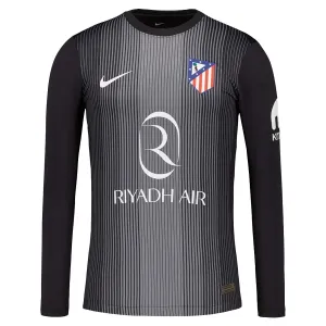 Atlético Madrid Brankářské Dres 2025/26 Černá - Dlouhý Rukáv