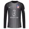 Atlético Madrid Brankářské Dres 2025/26 Černá - Dlouhý Rukáv