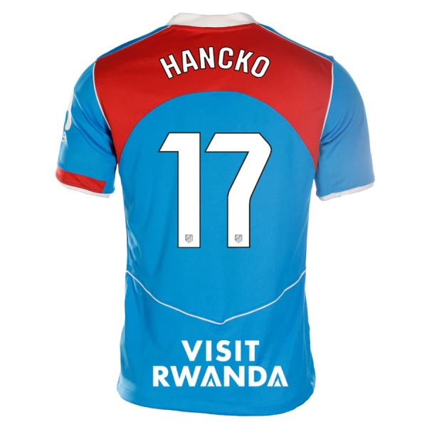 Atlético Madrid Dávid Hancko 17 Třetí Dres 2025/26