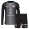 Atlético Madrid Dětský Brankářské Dres 2025/26 Černá - Dlouhý Rukáv