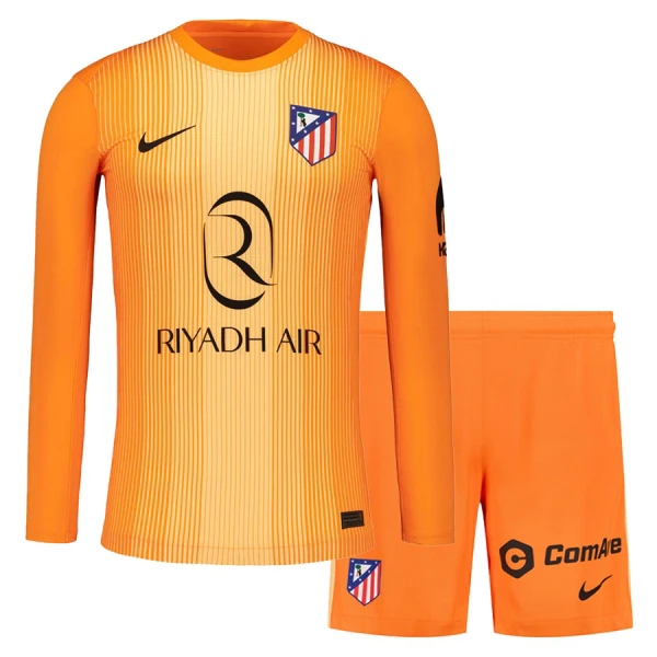 Atlético Madrid Dětský Brankářské Dres 2025/26 Oranžová - Dlouhý Rukáv Atlético Madrid Dětský Brankářské Dres 2025/26 Oranžová - Dlouhý Rukáv