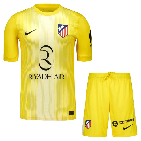 Atlético Madrid Dětský Brankářské Dres 2025/26 Žlutá Atlético Madrid Dětský Brankářské Dres 2025/26 Žlutá