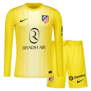 Atlético Madrid Dětský Brankářské Dres 2025/26 Žlutá - Dlouhý Rukáv