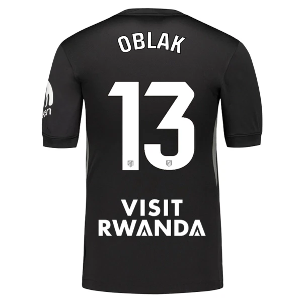 Atlético Madrid Jan Oblak 13 Brankářské Dres 2025/26 Černá Atlético Madrid Jan Oblak 13 Brankářské Dres 2025/26 Černá