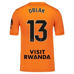 Atlético Madrid Jan Oblak 13 Brankářské Dres 2025/26 Oranžová