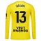 Atlético Madrid Jan Oblak 13 Brankářské Dres 2025/26 Žlutá - Dlouhý Rukáv