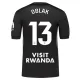 Atlético Madrid Jan Oblak 13 Dětský Brankářské Dres 2025/26 Černá