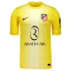 Atlético Madrid Jan Oblak 13 Dětský Brankářské Dres 2025/26 Žlutá
