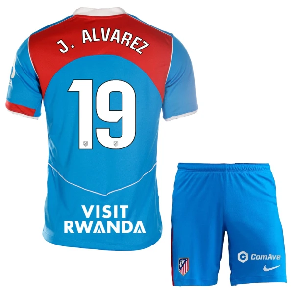 Atlético Madrid Julián Álvarez 19 Dětský Třetí Dres 2025/26