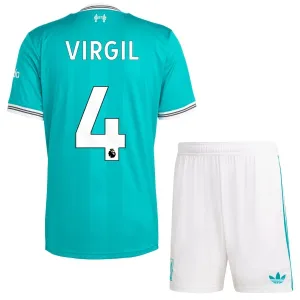 Liverpool Virgil van Dijk 4 Dětský Třetí Dres 2025/26