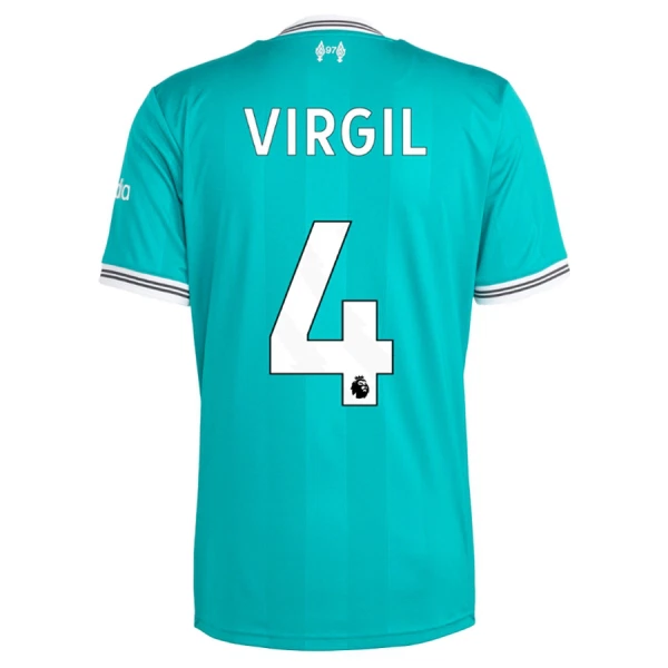 Liverpool Virgil van Dijk 4 Dětský Třetí Dres 2025/26