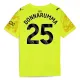 Manchester City Gianluigi Donnarumma 25 Brankářské Dres 2025/26 Žlutá Manchester City Gianluigi Donnarumma 25 Brankářské Dres 2025/26 Žlutá