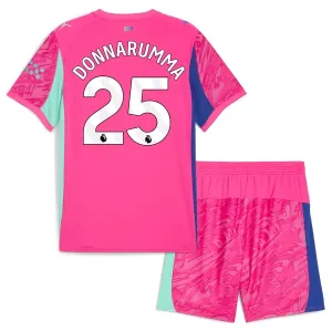 Manchester City Gianluigi Donnarumma 25 Dětský Brankářské Dres 2025/26 Růžová