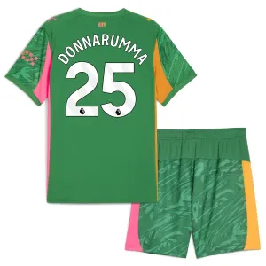 Manchester City Gianluigi Donnarumma 25 Dětský Brankářské Dres 2025/26 Zelená