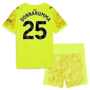 Manchester City Gianluigi Donnarumma 25 Dětský Brankářské Dres 2025/26 Žlutá