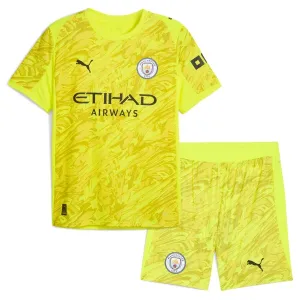 Manchester City Gianluigi Donnarumma 25 Dětský Brankářské Dres 2025/26 Žlutá