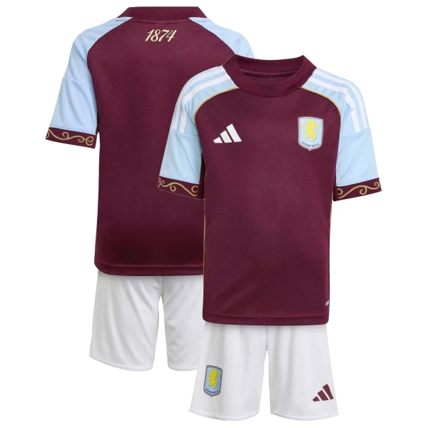 Aston Villa Dětský Domácí Dres 2025/26 Aston Villa Dětský Domácí Dres 2025/26