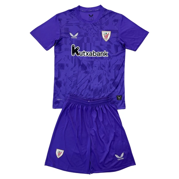 Athletic Bilbao Dětský Brankářské Dres 2025/26 Fialová Athletic Bilbao Dětský Brankářské Dres 2025/26 Fialová