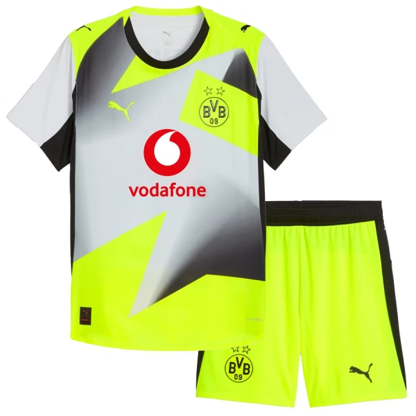 Borussia Dortmund Dětský Venkovní Dres 2025/26 Borussia Dortmund Dětský Venkovní Dres 2025/26