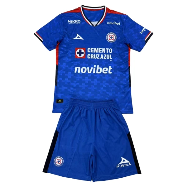 Cruz Azul Dětský Domácí Dres 2025/26 Cruz Azul Dětský Domácí Dres 2025/26