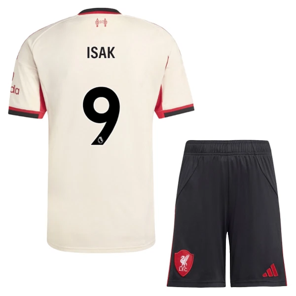 Liverpool Alexander Isak 9 Dětský Venkovní Dres 2025/26 Liverpool Alexander Isak 9 Dětský Venkovní Dres 2025/26