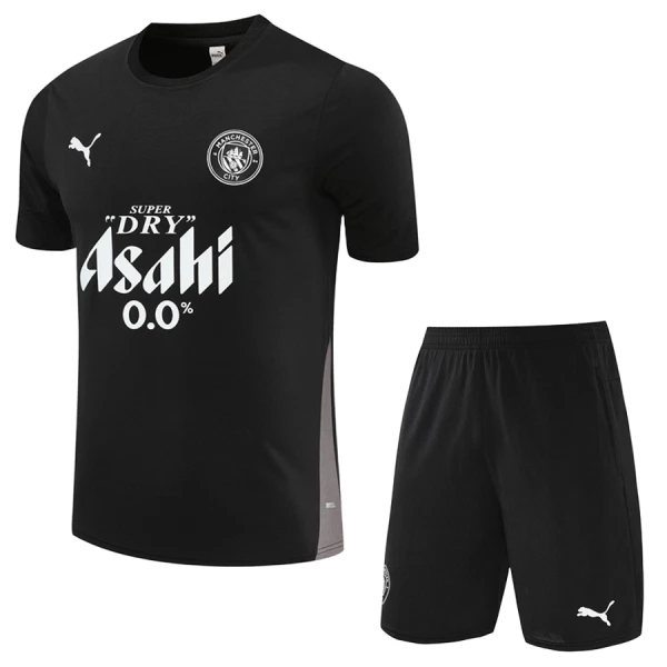 Manchester City Dětský Tréninkové Tričko 2025/26 Černá Manchester City Dětský Tréninkové Tričko 2025/26 Černá