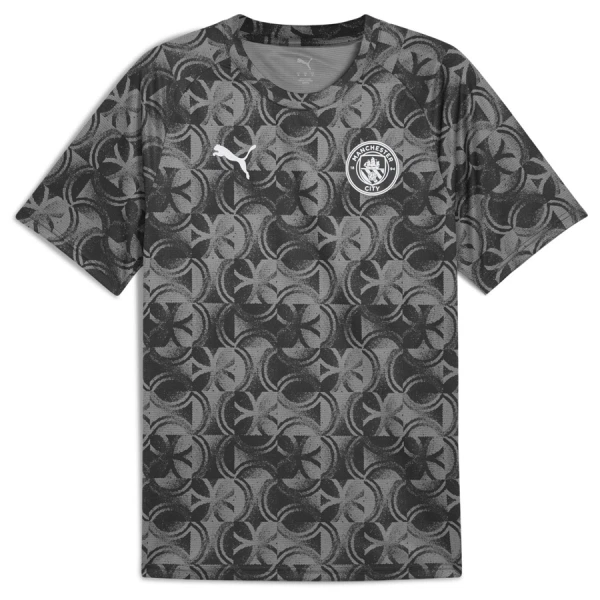 Manchester City Pre-Match Dres 2025/26 Černá Manchester City Pre-Match Dres 2025/26 Černá