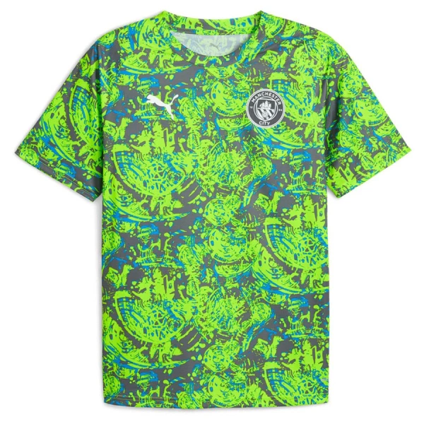 Manchester City Pre-Match Dres 2025/26 Zelená