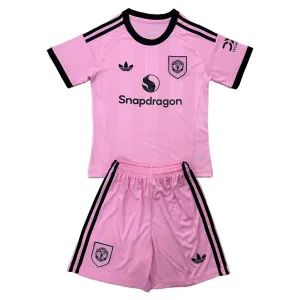 Manchester United Dětský Brankářské Dres 2025/26 Růžová
