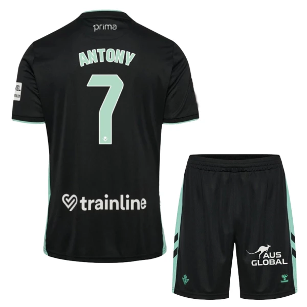 Real Betis Antony 7 Dětský Třetí Dres 2025/26 Real Betis Antony 7 Dětský Třetí Dres 2025/26