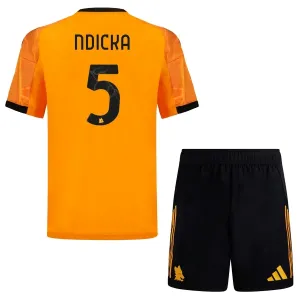 AS Roma Ndicka 5 Dětský Venkovní Dres 2025/26