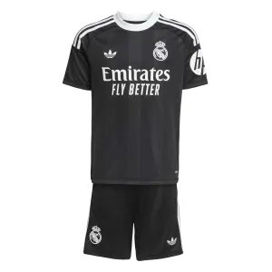 Real Madrid Dětský Brankářské Dres 2025/26 Černá