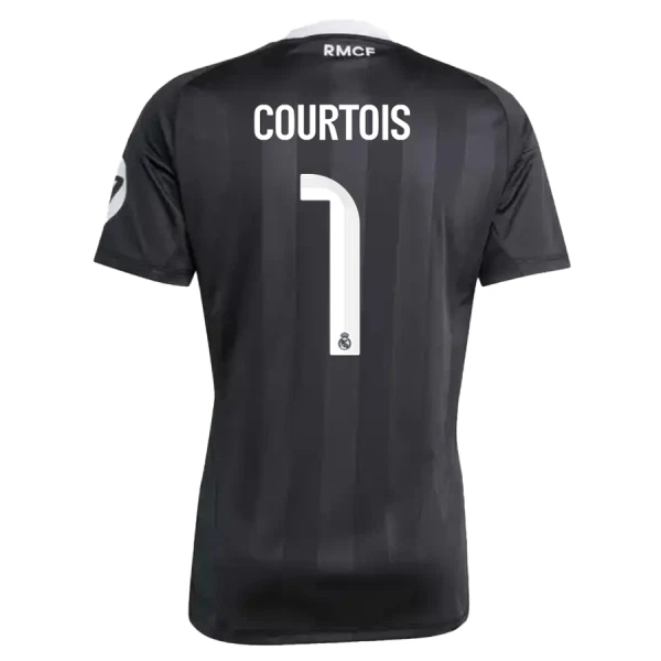 Real Madrid Thibaut Courtois 1 Brankářské Dres 2025/26 Černá