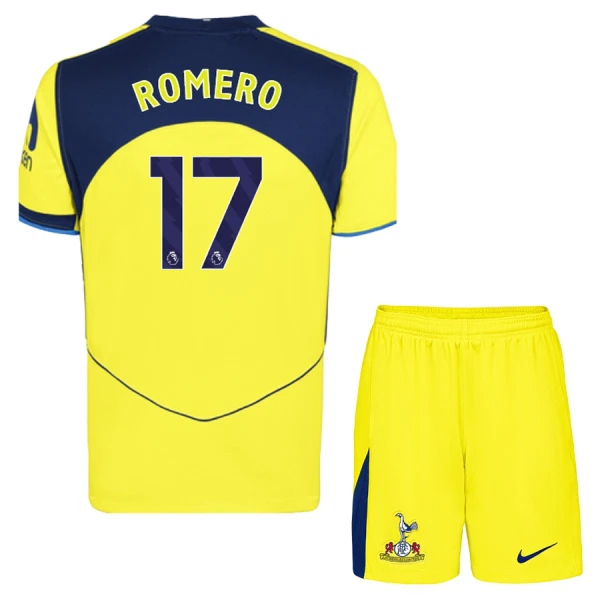 Tottenham Hotspur Cristian Romero 17 Dětský Třetí Dres 2025/26