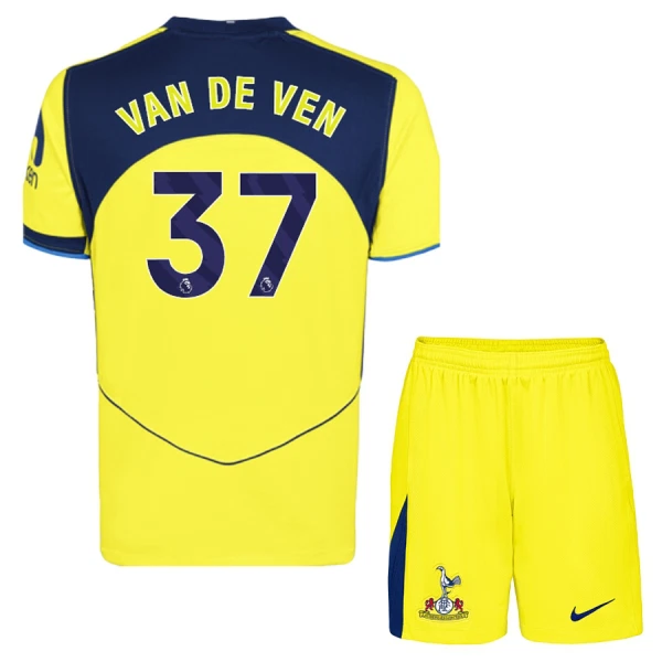 Tottenham Hotspur Micky van de Ven 37 Dětský Třetí Dres 2025/26 Tottenham Hotspur Micky van de Ven 37 Dětský Třetí Dres 2025/26