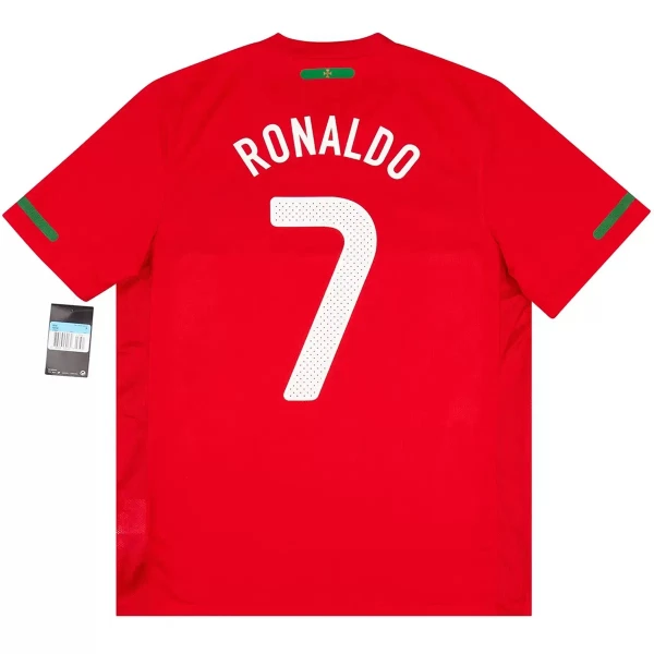 Portugalsko Cristiano Ronaldo 7 2010 Domácí Dres Retro