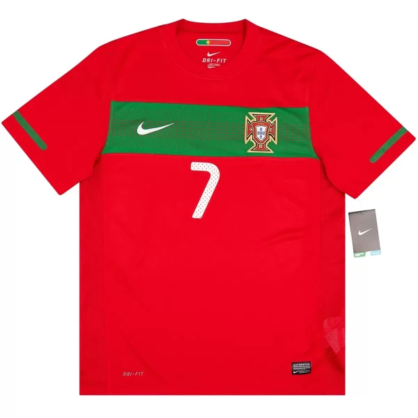 Portugalsko Cristiano Ronaldo 7 2010 Domácí Dres Retro