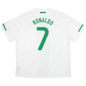 Portugalsko Cristiano Ronaldo 7 2010 Venkovní Dres Retro