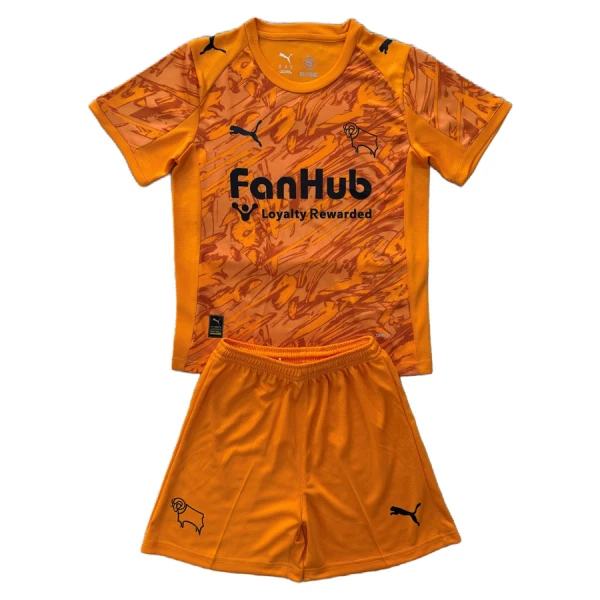 Derby County Dětský Brankářské Dres 2025/26 Oranžová