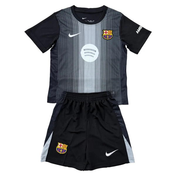 FC Barcelona Dětský Brankářské Dres 2025/26 Černá FC Barcelona Dětský Brankářské Dres 2025/26 Černá