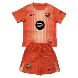 FC Barcelona Dětský Brankářské Dres 2025/26 Oranžová