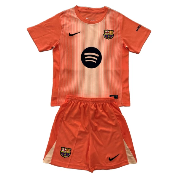 FC Barcelona Dětský Brankářské Dres 2025/26 Oranžová