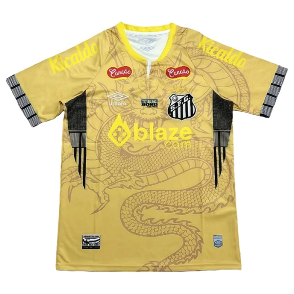 Santos FC Dres 2025/26 Dračí Žlutá Santos FC Dres 2025/26 Dračí Žlutá