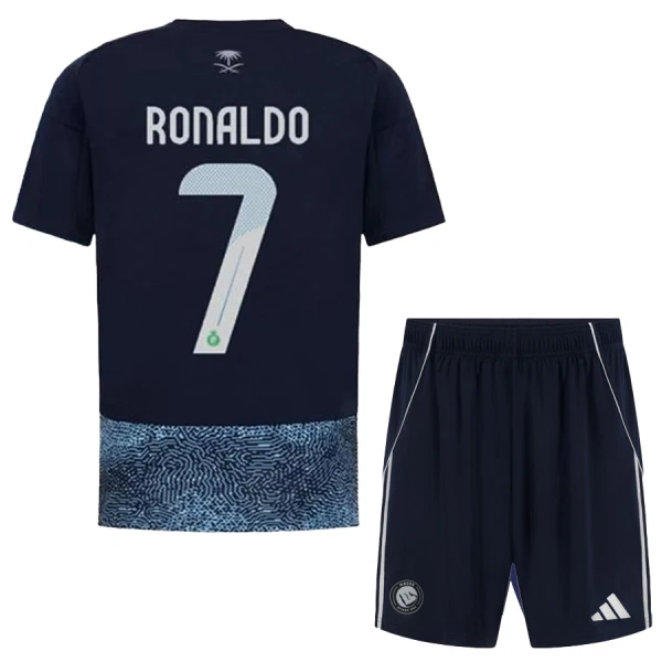 Al-Nassr FC Cristiano Ronaldo 7 Dětský Venkovní Dres 2025/26 Al-Nassr FC Cristiano Ronaldo 7 Dětský Venkovní Dres 2025/26