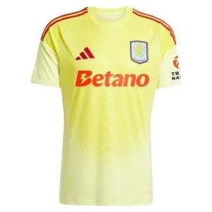 Aston Villa Brankářské Dres 2025/26 Žlutá