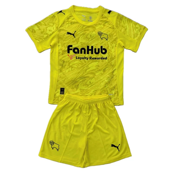 Derby County Dětský Brankářské Dres 2025/26 Žlutá