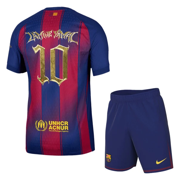 FC Barcelona x Kopa Trophy Lamine Yamal 10 Dětský Dres 2025/26 (Speciální Edice)